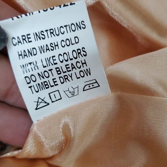 Tobi Syrup-Dipity Peach & Country Sky Cut Out Mini Dress Size Medium - Picture 8 of 9